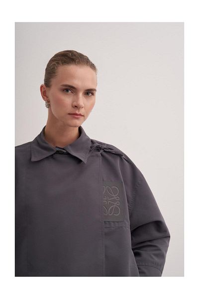FUSHYA Collar Tie Detailed Jacket