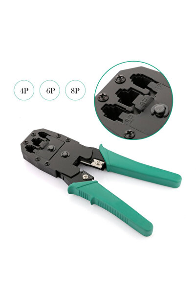 KEEPRO İnternet kablosu pensesi kablo soyucu rj45 pense rj11 pense üçlü pense