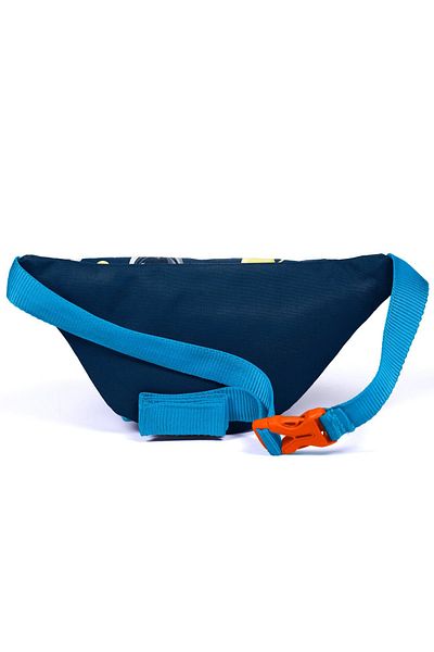 Coral High Navy Blue Astronaut Patterned Boy's Waist Bag