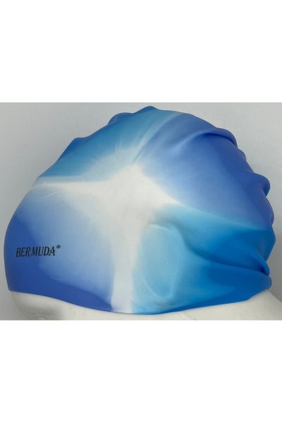 BERMUDA Rainbow Patterned Silicone Bonnet Recler - Pool and Sea Bonnet