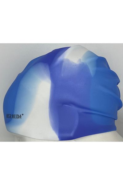 BERMUDA Rainbow Patterned Silicone Bonnet Recler - Pool and Sea Bonnet