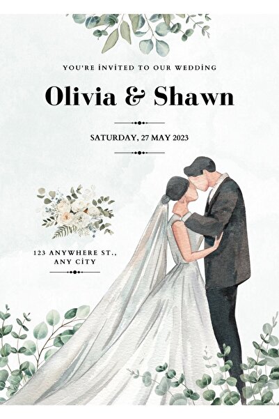 izmirdenet Davetiye, Düğün Davetiyesi, Nikah Davetiyesi, Nişan Davetiyesi (50...