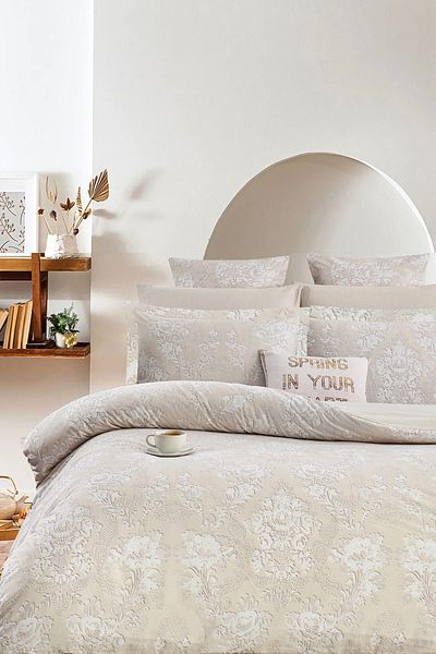 İQON Dupla Royal Beige paplanhuzat szett - gumírozott