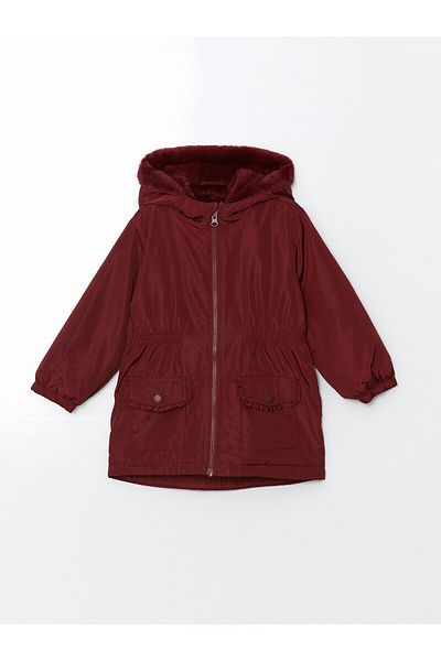 LC Waikiki Lcwk Baby Girl Pufferjacke mit Kapuze