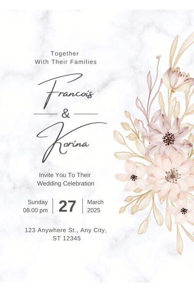 izmirdenet Davetiye, Düğün Davetiyesi, Nikah Davetiyesi, Nişan Davetiyesi (50...