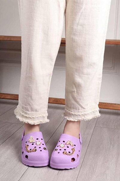 rekorsport Γυναικείες παντόφλες με ψηλή σόλα και στρας - Comfort Casual παπούτσια για θάλασσα, πισίνα, Sabo, γιατρό, νοσοκόμα και νοσοκομείο