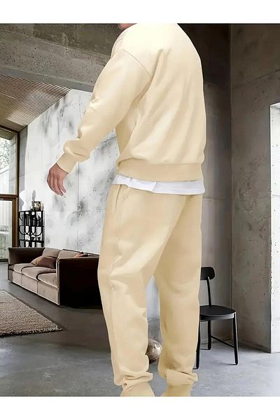 CAST COLLECTİON Ανδρική φόρμα μπεζ Balance Summer Oversize