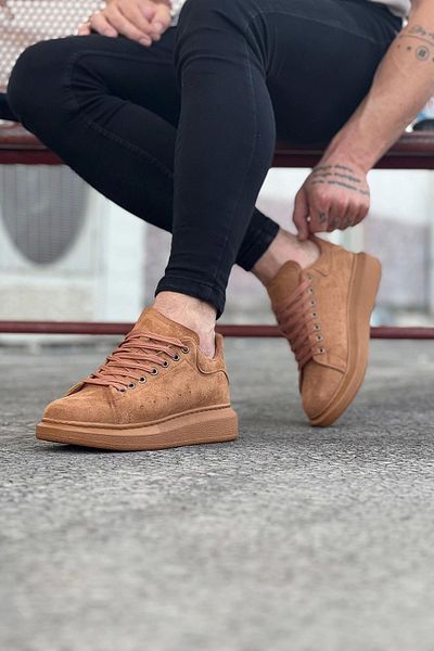 Wagoon WG096 Ανδρικά casual παπούτσια Tan Suede Daily