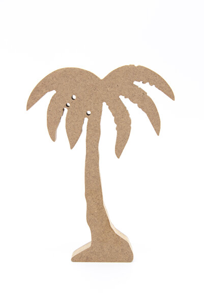 na neşeli ahşap DES51 Ahşap Palmiye Figürü Ramazan Hurma Ağacı Dekor Boyama S...