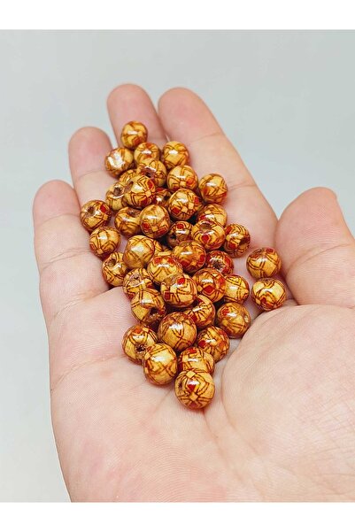 Yasamtohumu Sa deznom drvenih perli 8mm/50kom (53296)