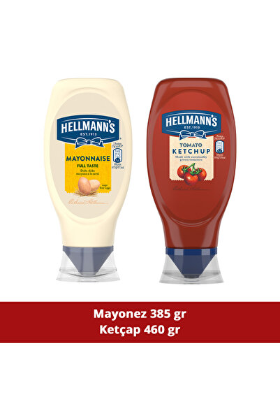 Hellmann's Mayonez 385g + Ketçap 460g
