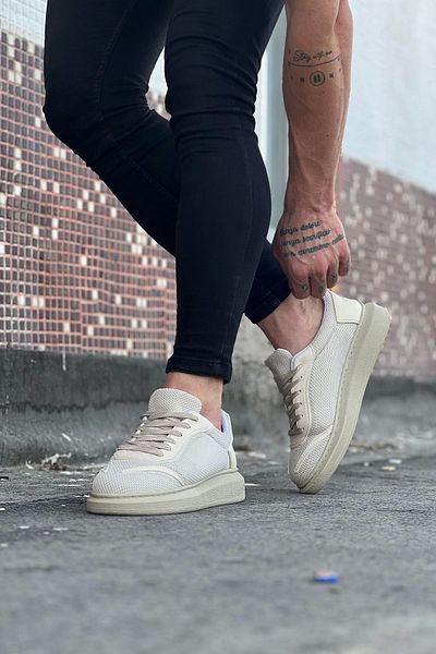 TB Terzi Bey Terzi Bey Tb019 Beige Knitwear Men's Casual Shoes