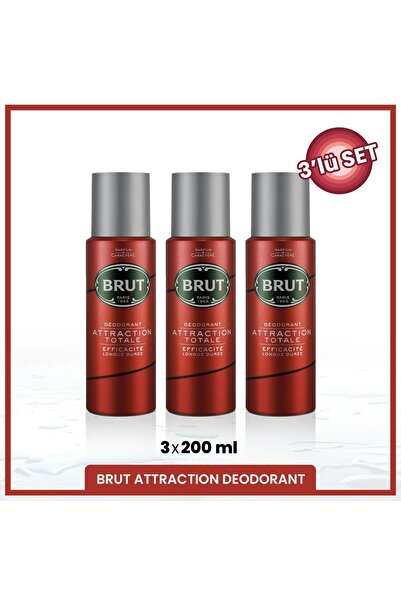 Brut Attraction Men's Deodorant 200 ml