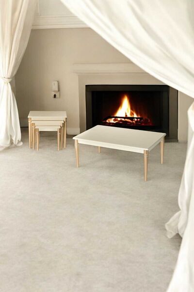 Akabesan Aksesuar Dikdörtgen 1.kalite Kayın Ağacından Krem Gold Varaklı Ayak ...