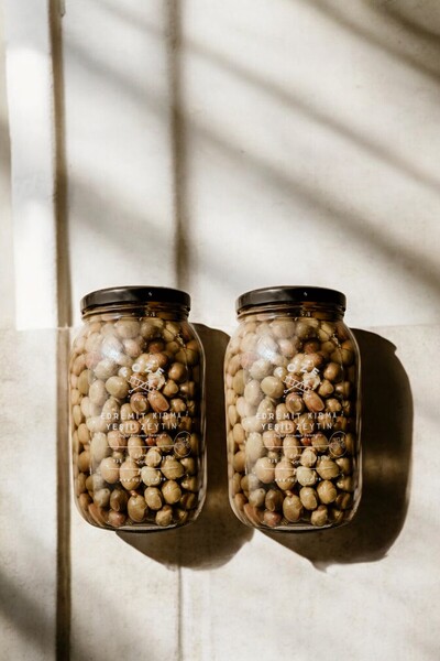 Foze Yeşil Edremit Kırma Yeşil Zeytin 1300 Gr (2'li Set)