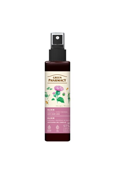 Green Pharmacy 97% علاج عضوي مضاد لتساقط الشعر، بروتينات الأرقطيون والقمح، 150 مل