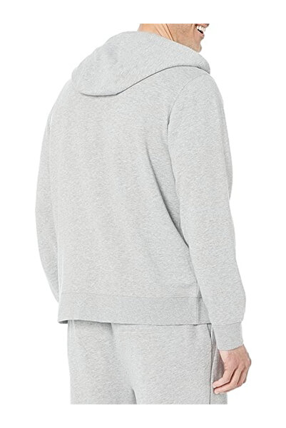 Pink Sky Ανδρικό κοστούμι φούτερ με κουκούλα με φερμουάρ με στάμπα με αλυσίδα - Plus Size