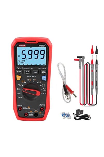 Unit Unı-t Ut 61D+ Dijital Multimetre True Rms Ncv 1000V Ac/Dc 20A Ac/Dc
