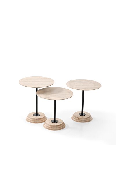 ReHome Orta Sehpa Takımı No: 788 | Zigon Sehpa | 3’lü Sehpa Takımı| MDF| REHOME