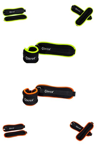 welcomein Cosfer Neoprene 1KG - 0.5grx2 Pieces Hand and Foot Weight for Fitness Running