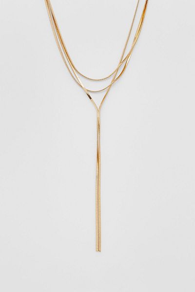 Stradivarius Long multi-chain necklace