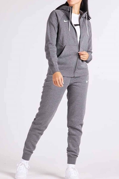 Nike Γυναικείο φούτερ με φερμουάρ CW6955-071-K.Γκρι