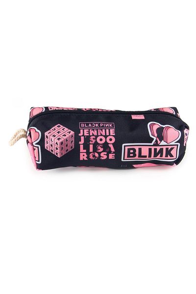 BYBAG Blackpink K-Pop Patterned Pen Holder Zippered Makeup Bag