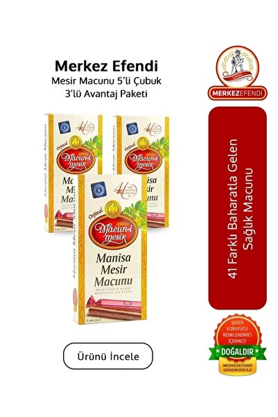 Macun-i Mesir Mesir Macunu 5li Çubuk 3lü Avantaj Paketi