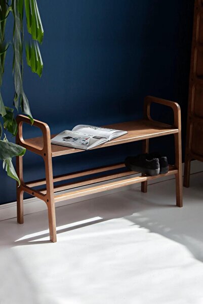 Woodesk Porta, Ahşap, Ayakkabılık Ve Raf Sistemi, 100x65, Ceviz Renk, Cpt4724...