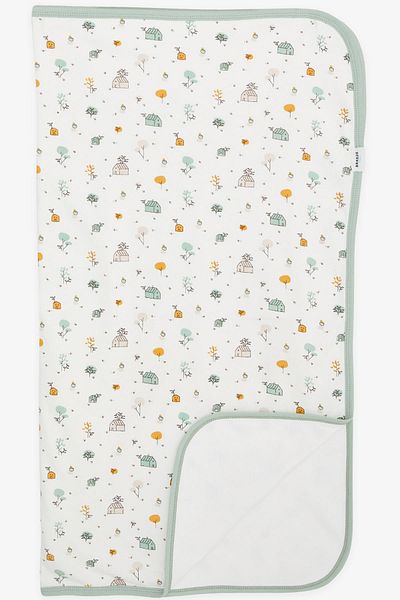 Breeze 0-3 Months Ecru Baby Blanket - Girls & Boys Newborn Spring Themed