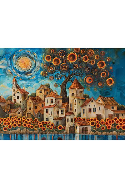 Anatolian Puzzle أحجية الصور المقطوعة 1000 قطعة - عباد الشمس 1182