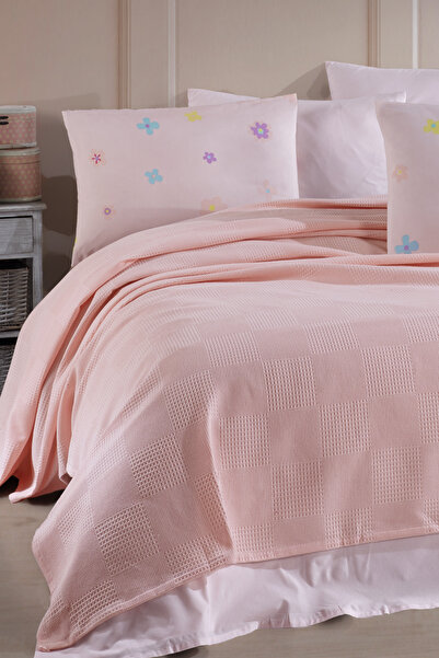 Enlora Home Color Pike Takımı Tek Kişilik Unicornlar Kombin Pudra