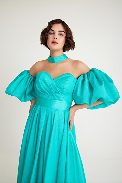 MAXXE 5754ORG ORGANZE ABİYE ELBİSE