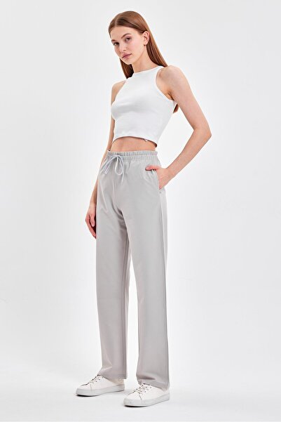 yakamor Γυναικείο ύφασμα μικρού υφής με κορδόνια στο κάτω μέρος