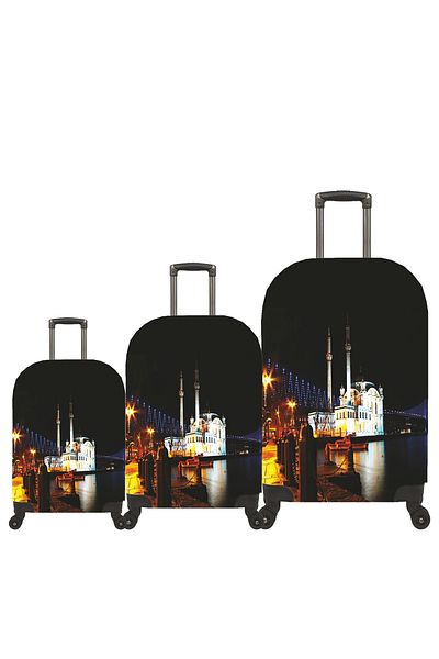 MY SARACİYE My 40 Ortaköy - Large, Medium and Cabin Size Luggage and Suitcase Cover Set