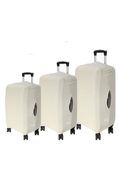 MY SARACİYE My Beige Large, Medium, Cabin Size Saddler Suitcase/Luggage Case Set