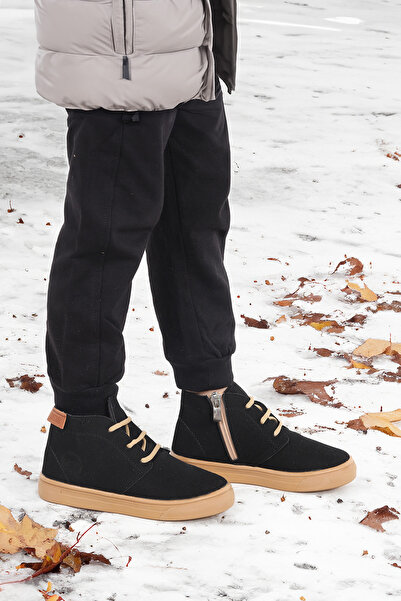 Kiko Kids Homer Zippered Boy's Casual Boots Shoes