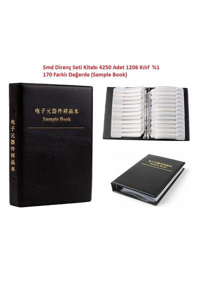 Hatfon Elektronik Smd Direnç Seti Kitabı 4250 Adet 1206 Kılıf  %1 170 Farklı Değerde (Sample Book)