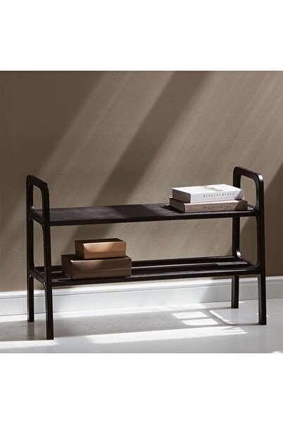 Woodesk Rastro, Ahşap, Ayakkabılık Ve Raf Sistemi, 100x65, Siyah Renk, Cpt473...