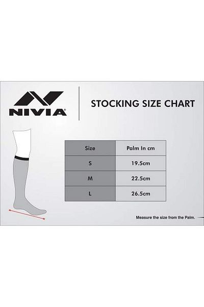 Nivia Soccer Stockings PP Medium, (Black)