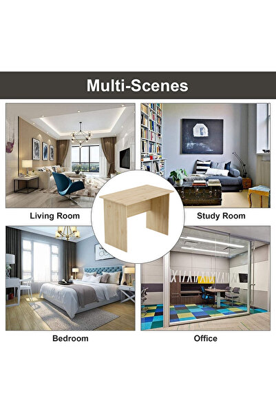 Mahmayi MP1 160x80 Writing Table Without Drawers - Oak