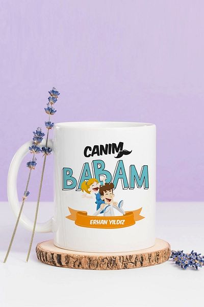 HEDİYEDİYE Special Father's Day Mug for Fathers