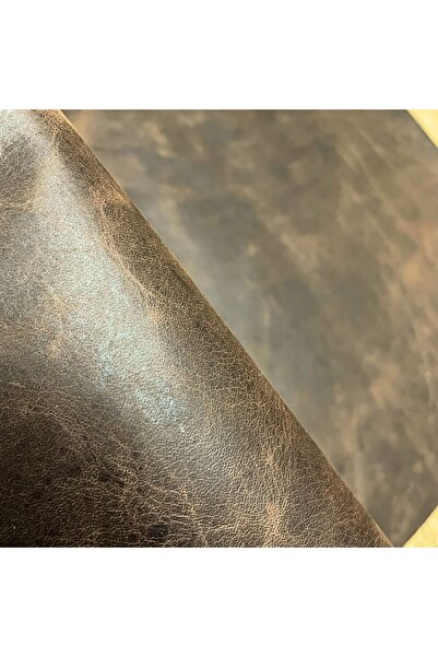 ipekbazaar Crazy Parça Deri 50*40 Cm Deri Hobi Için Crazy Deri Hakiki Deri Parçası