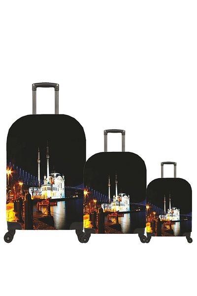 MY SARACİYE My 40 Ortaköy - Large, Medium and Cabin Size Luggage and Suitcase Cover Set