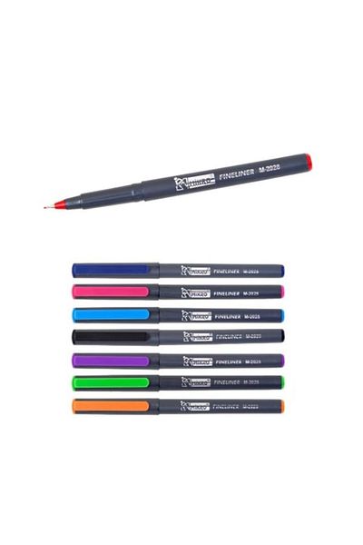 Mikro High Quality Fineliner Fine Tip Pen 8 Pieces
