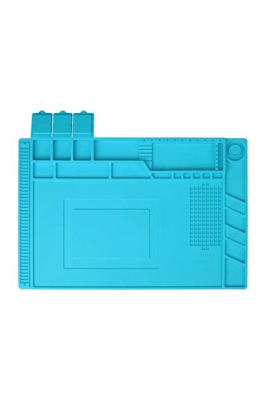 Hatfon Elektronik Silikon Çalışma Tamir Pedi S160 450x300mm Isıya Dayanıklı Manyetikli