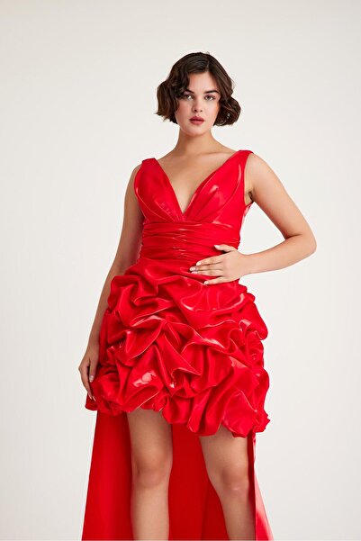 MAXXE 5825SOR SATEN ORGANZE ABİYE ELBİSE