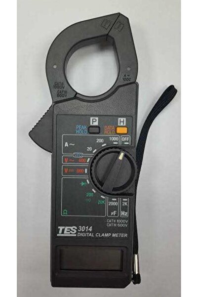 Tes 3014 1000A AC Dijital Pensampermetre (Tes 3012 Yeni Modeli)
