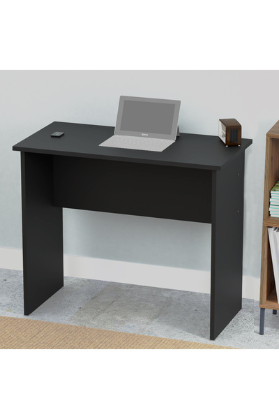 Mahmayi Modern MP1 Study Table, Executive Desk 90x45 with Black BS02 Desktop Socket