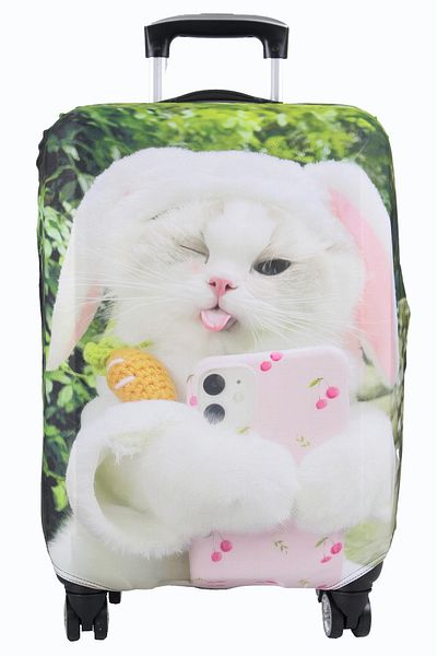 MY SARACİYE Case for Suitcase (My # 84 Rabbit Cat)
